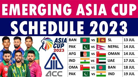 asia cup 2023 schedule cricbuzz|2023 Men's Premier Cup .